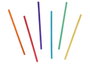 Innspiro Bastones de madera mix colores 150x5mm