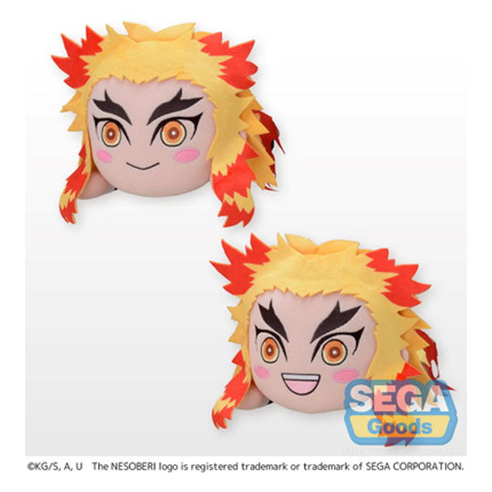 Good Smile Company Demon Slayer: Kimetsu no Yaiba SP Plush Nesoberi Kyojuro Rengoku Peluche con 2 Caras
