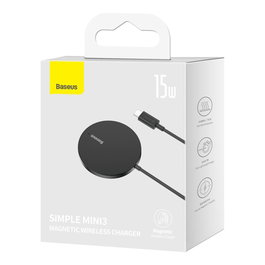 Baseus Simple Mini3 Wireless Charger 15W Negro