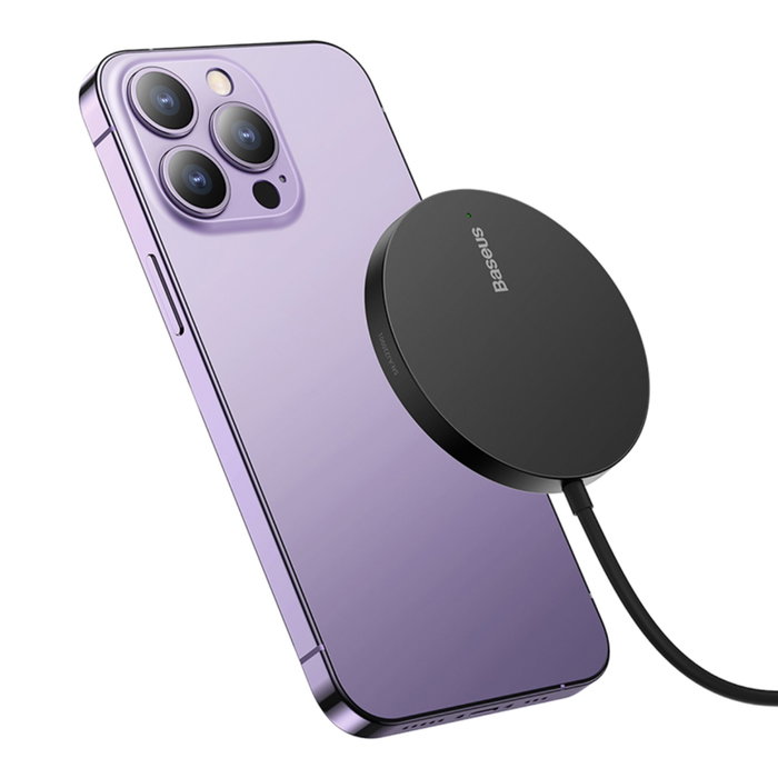 Baseus Simple Mini3 Wireless Charger 15W Negro Baseus Simple Mini3 Wireless Charger 15W Negro