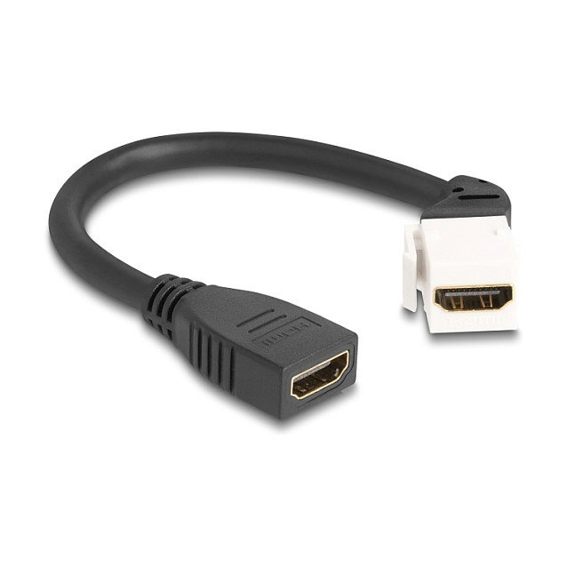 DeLOCK 90322 Cable HDMI Hembra a Hembra 8K 60 Hz 20 cm