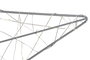 DKD Home Decor Decoración Luminosa LED Metal Plateada 30x1x30 cm
