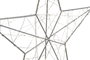 DKD Home Decor Decoración Luminosa LED Metal Plateada 30x1x30 cm