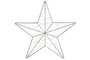 DKD Home Decor Decoración Luminosa LED Metal Plateada 30x1x30 cm
