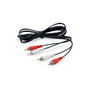 Equip Cable de Audio 2x RCA Macho a 2x RCA Macho, 2,5m, Negro