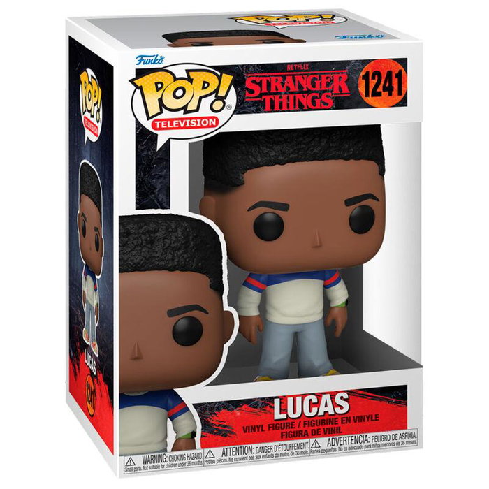 Funko Pop Stranger Things S4 Lucas Figura Coleccionable Nº 1241 - Caja Original