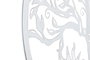 DKD Home Decor Decoración de pared metal Sol Luna surtido