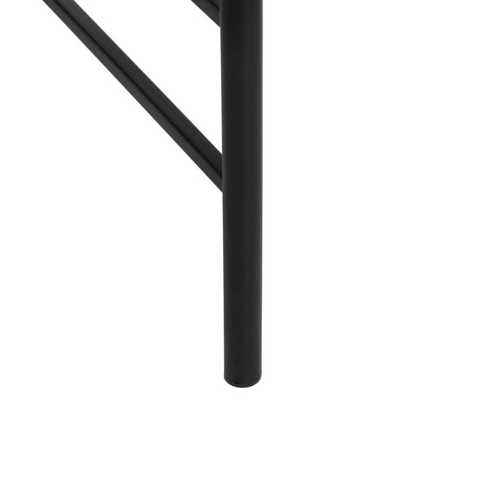 Ixia Mesita Natural-Negro Madera-Metal