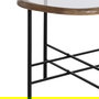 Mesita Natural-Negro Madera-Metal 61 X 50 X 53 cm