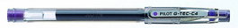 Pilot Bolígrafo Roller Tinta Gel G-Tec-C4 Violeta 0.4mm Punta Aguja Escritura Fina Precisa