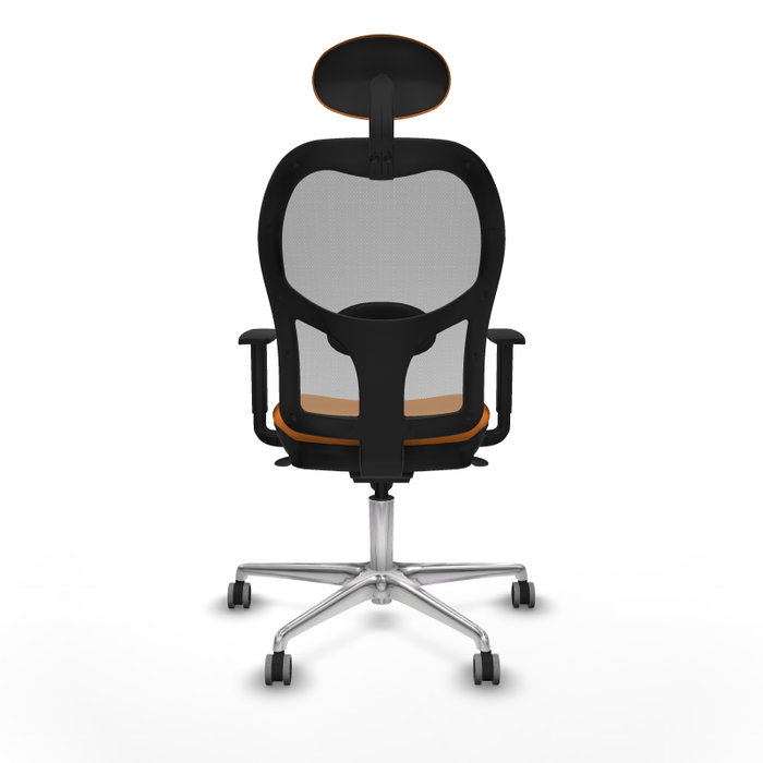 PIQUERAS Y CRESPO Silla de oficina Jorquera Naranja y Gris
