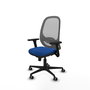 PIQUERAS Y CRESPO Silla de oficina Cilanco con mecanismo Sincro, Azul y Gris