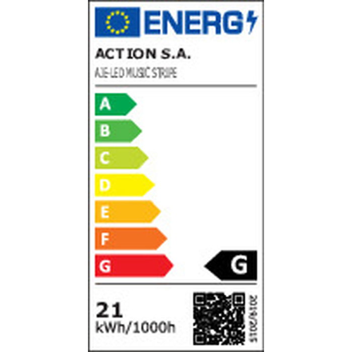 Tiras LED Activejet AJE-LED MUSIC STRIPE Blanco Negro Multicolor Blanco Cálido G 7 W 180 Lm Tiras LED Activejet AJE-LED MUSIC STRIPE Blanco Negro Multicolor Blanco Cálido G 7 W 180 Lm