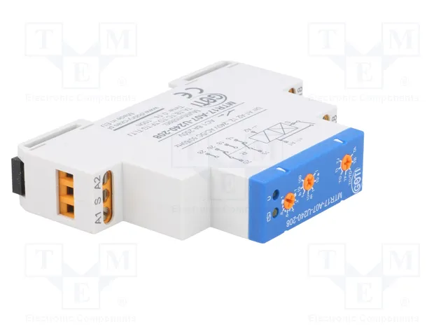 DOBRY CZAS MTR Relé de tiempo 1s÷100h SPDT x2 12÷240VAC DOBRY CZAS MTR Relé de tiempo 1s÷100h SPDT x2 12÷240VAC