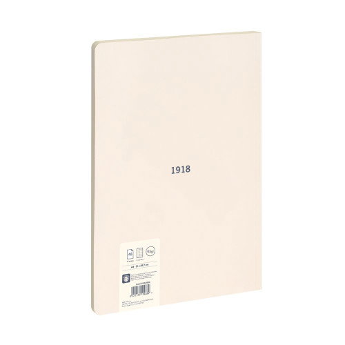 Milán Cuaderno A4 Encolado Beige 48 Hojas Cuadriculadas
