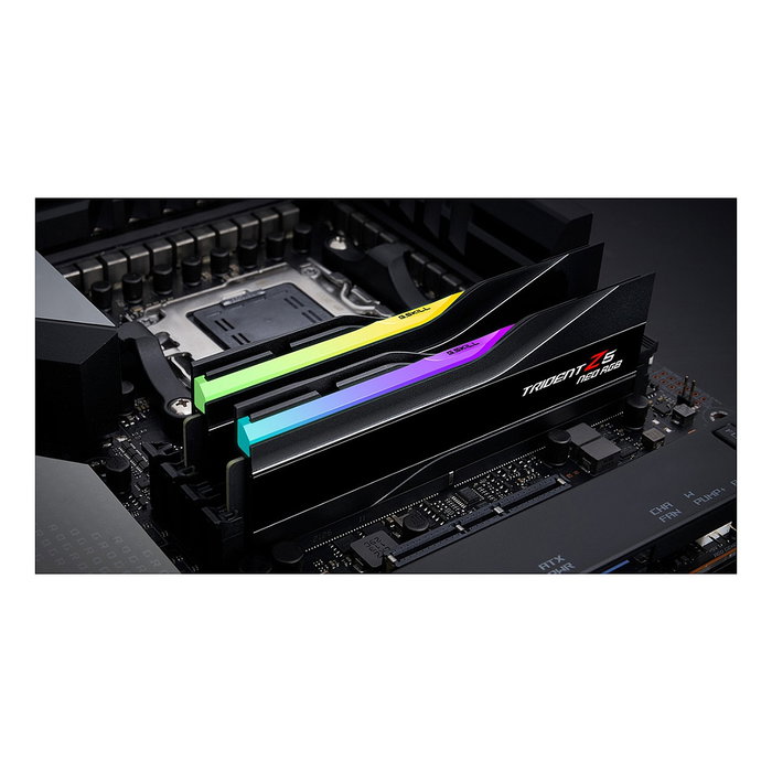 G.Skill Trident Z5 Neo RGB DDR5 32GB (2x16GB) 6000MHz CL30 Black F5-6000J3038F16GX2-TZ5NR G.Skill Trident Z5 Neo RGB DDR5 32GB (2x16GB) 6000MHz CL30 Black F5-6000J3038F16GX2-TZ5NR