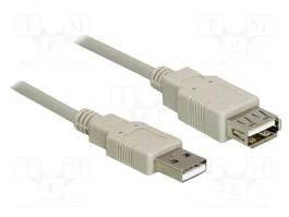 DeLOCK 82239 Cable de extensión USB 2.0 Tipo A de 1,8 m Blanco