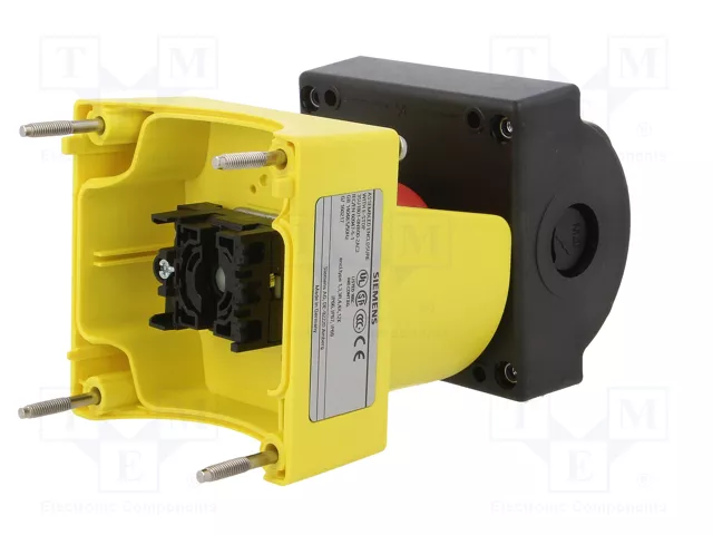 SIEMENS 3SU1.5 Casete de control con cabeza de seta roja