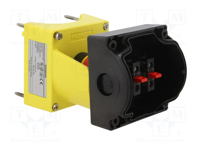 SIEMENS 3SU1.5 Casete de control con cabeza de seta roja