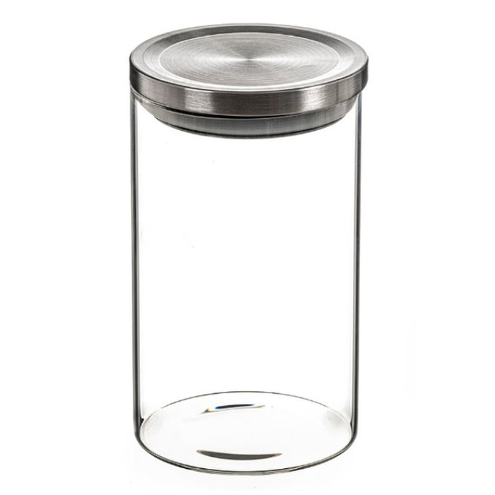 Kozina Tarro de cristal con tapa de metal 1000 ml