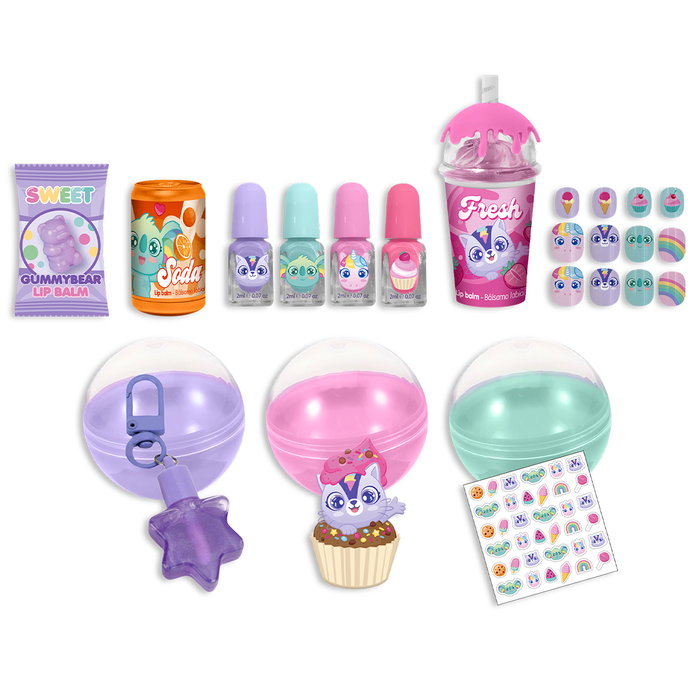 Kids Licensing Máquina Expendedora de Bálsamos Labiales Sweet Dreams & Friends Kl11694, +3 años, Unicornio y Animales Kids Licensing Máquina Expendedora de Bálsamos Labiales Sweet Dreams & Friends Kl11694, +3 años, Unicornio y Animales