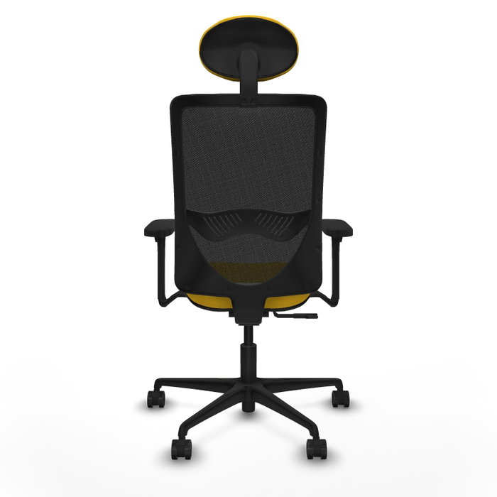 PIQUERAS Y CRESPO Silla de oficina Zulema con mecanismo Sincro, Amarillo y Negro PIQUERAS Y CRESPO Silla de oficina Zulema con mecanismo Sincro, Amarillo y Negro