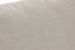 DKD Home Decor Cojín Boho Beige 40 x 70 cm (2 Unidades) Lino Algodón Lavada a la Piedra