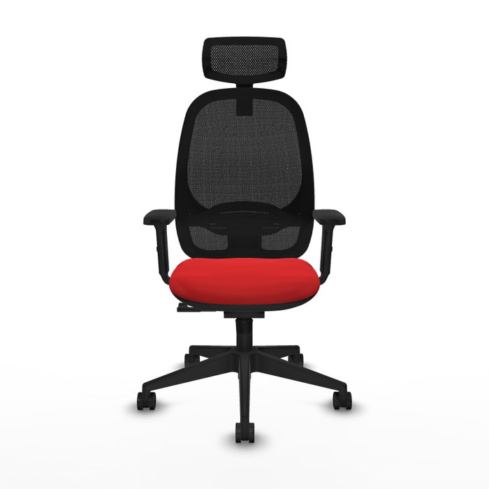 PIQUERAS Y CRESPO Silla de oficina Cilanco con mecanismo Sincro, Rojo y Negro PIQUERAS Y CRESPO Silla de oficina Cilanco con mecanismo Sincro, Rojo y Negro