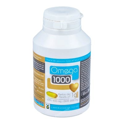 TEGOR Omega 1000 - 120 Perlas de Omega 3 (Aceite de Pescado Azul, 400 mg EPA + 200 mg DHA por Perla) Suplemento Alimenticio TEGOR Omega 1000 - 120 Perlas de Omega 3 (Aceite de Pescado Azul, 400 mg EPA + 200 mg DHA por Perla) Suplemento Alimenticio