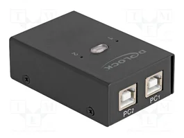 DeLOCK 11505 Conmutador de datos USB 2.0 para 2 PC y 4 dispositivos