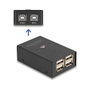 DeLOCK 11505 Interruptor USB 2.0 para 2 PC y 4 Dispositivos