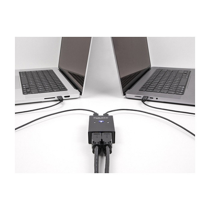 DeLOCK 11505 Interruptor USB 2.0 para 2 PC y 4 Dispositivos