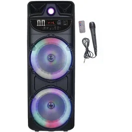 Inovalley MS02-XXL-N Altavoz Karaoke con Luz Bluetooth 5.0 1000W