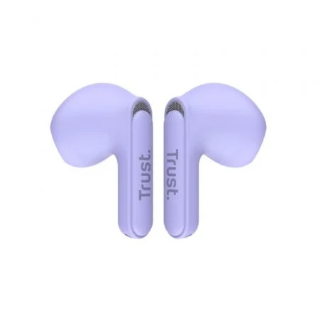 Trust 25299 Auriculares In-Ear Yavi Bluetooth TWS ENC con Cancelación de Ruido, Estuche de Carga USB-C, Morados