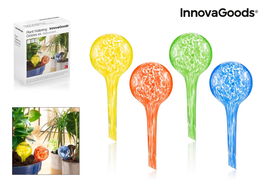 Inde Ballwooters - Globos de Riego Automático para Plantas, Color Verde, 15 cm x 6 cm x 6 cm (9 Unidades)