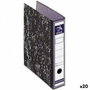 Dohe Archinovo Archivador Palanca Folio Negro Jaspeado, Set de 20 Unidades