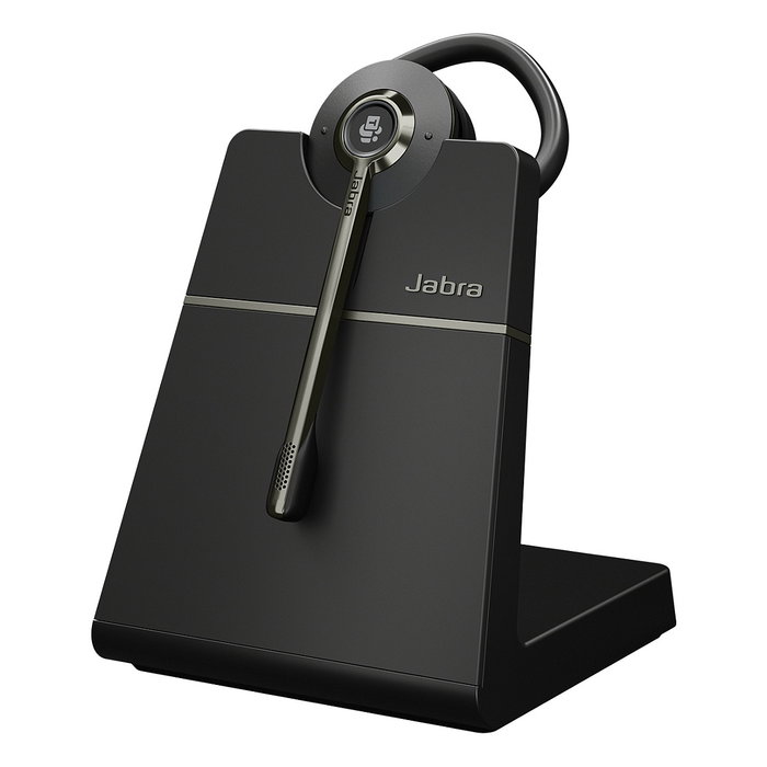 Jabra Engage 55 SE Convertible Auriculares DECT Inalámbricos para Microsoft Teams con Estación Base Link400c, Alcance 150 m, Negro