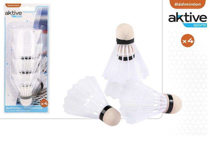 Color Baby Blister 4 Plumas de Badminton - Deportes Color Baby Blister 4 Plumas de Badminton - Deportes
