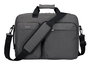Targus TBT94304GL Maletín para Portátil 16 Pulgadas, Gris - Ligero (650 g) con Asa y Tirante para Hombro, Protección Universal y Compartimentos Organizadores