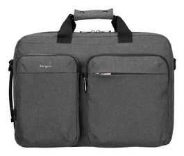 Targus Maletín Mochila Híbrido para Portátil 15-16 Pulgadas, Color Gris, Referencia: hybrid briefcase backpack