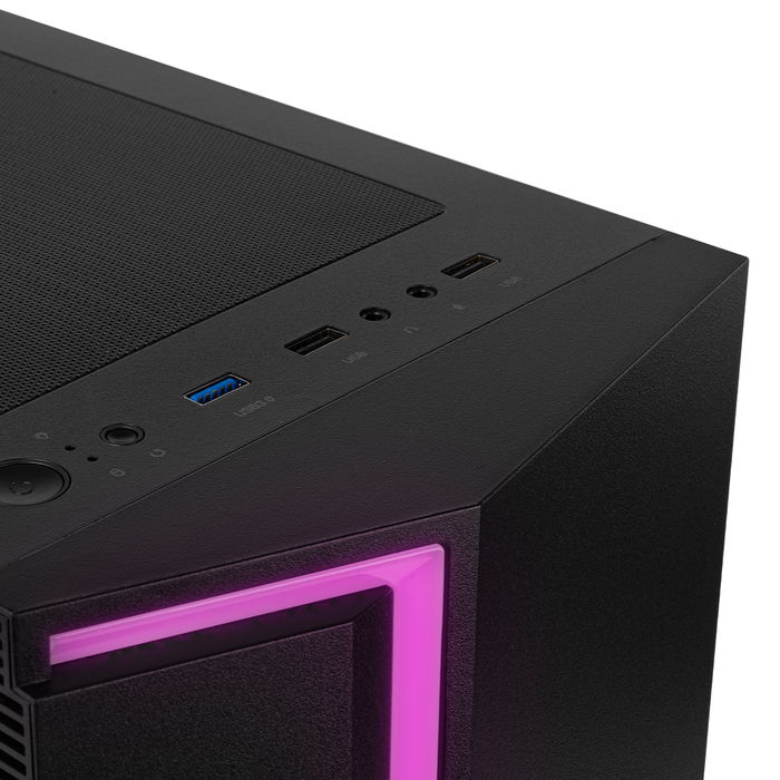 Nox Semitorre Gaming Infinity Gamma Caja Ordenador con Panel Cristal Templado y RGB