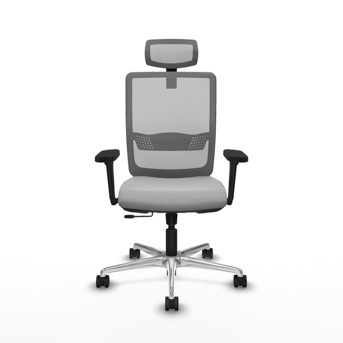 PIQUERAS Y CRESPO Silla de oficina Haches con mecanismo Sincro/Traslack en Gris PIQUERAS Y CRESPO Silla de oficina Haches con mecanismo Sincro/Traslack en Gris