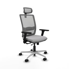 PIQUERAS Y CRESPO Silla de oficina Haches con mecanismo Sincro/Traslack en Gris
