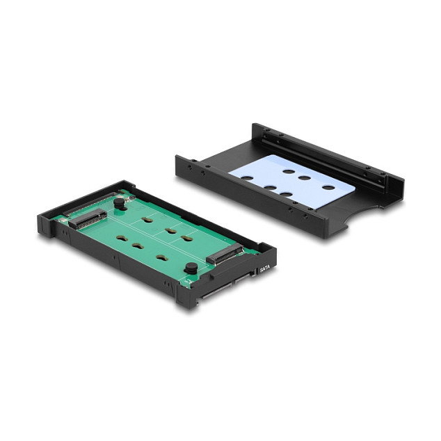 DeLOCK 64301 Convertidor M.2 Key M NVMe SSD a U.2 o M.2 Key B SATA a SATA