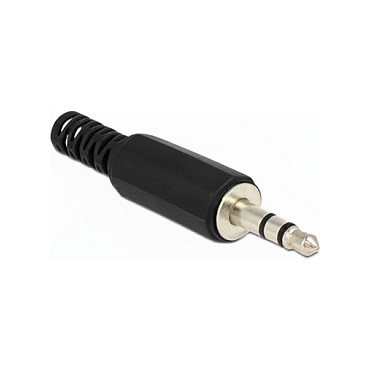 DeLOCK Jack 3.5 mm 3 Pin Stereo con Knickschutz y Conectores para Soldar, Modelo 65534 DeLOCK Jack 3.5 mm 3 Pin Stereo con Knickschutz y Conectores para Soldar, Modelo 65534