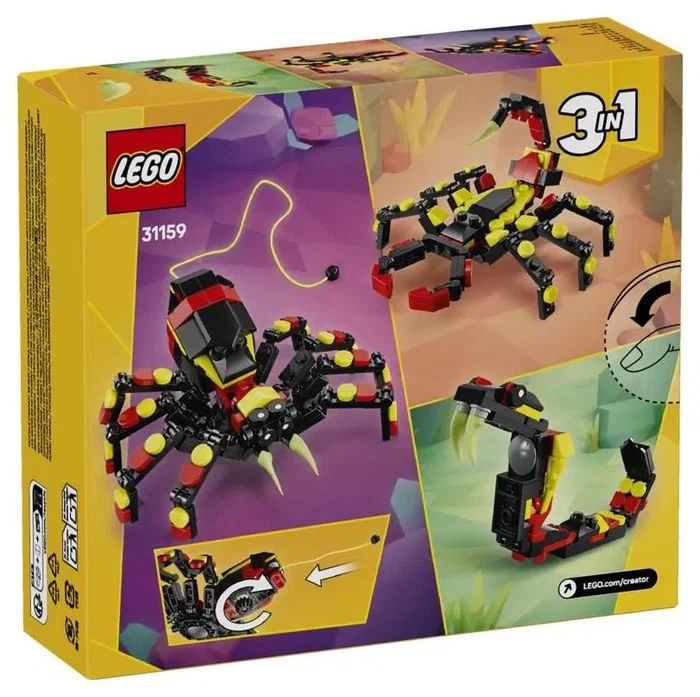 LEGO Creator 31159 Fauna Salvaje: Araña Misteriosa 3 en 1 LEGO Creator 31159 Fauna Salvaje: Araña Misteriosa 3 en 1