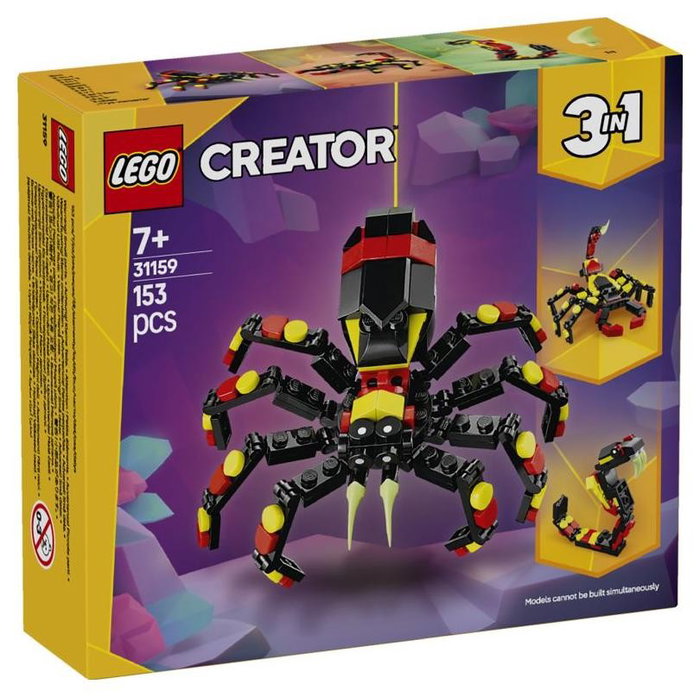 LEGO Creator 31159 Fauna Salvaje: Araña Misteriosa 3 en 1 LEGO Creator 31159 Fauna Salvaje: Araña Misteriosa 3 en 1