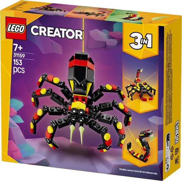 LEGO Creator 3in1 Fauna Salvaje Araña Misteriosa 31091 Juego de Construcción