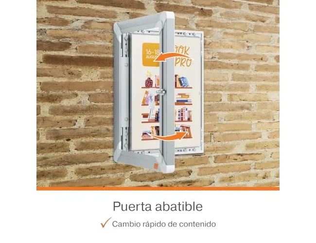 Nobo Marco porta anuncios Premium Plus DIN A4 con cerradura Nobo Marco porta anuncios Premium Plus DIN A4 con cerradura