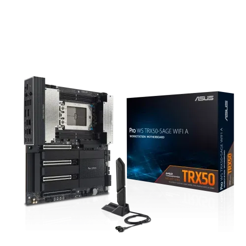 Asus PRO WS TRX50-SAGE WiFi A Placa Base AMD TRX50 Socket sTR5 CEB para Puesto de Trabajo DDR5 Wi-Fi 7